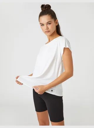 Minimal Printed Basic Sport T-Shirt