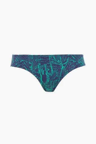 Sierra Nevada printed low-rise bikini briefs