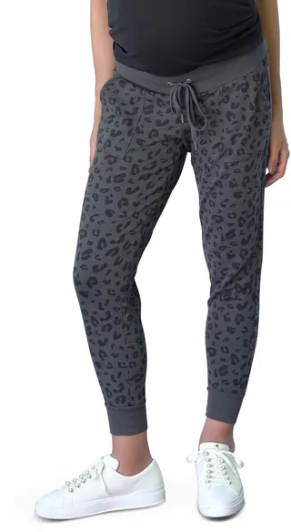 Print Maternity Joggers