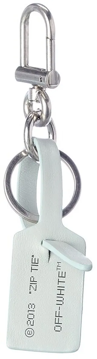 Off-White Zip Tie Leather Key Ring