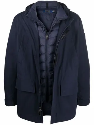 Layered Hooded Parka