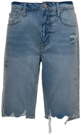 Frame Le Vintage Bermuda Denim Shorts
