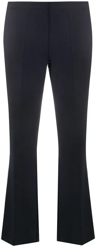 Mid-Rise Cropped Trousers