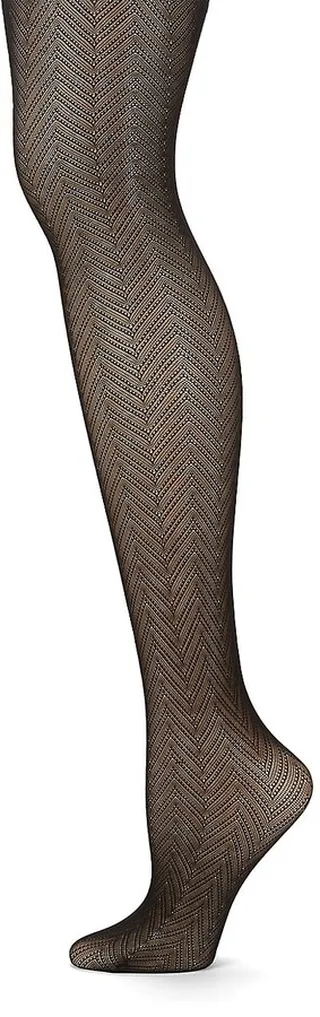 Herringbone Net Tights