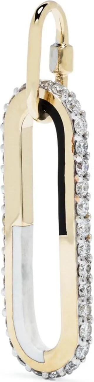14kt yellow gold Memory Lane diamond charm