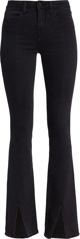 Beatrix Split Boot-Cut Jeans