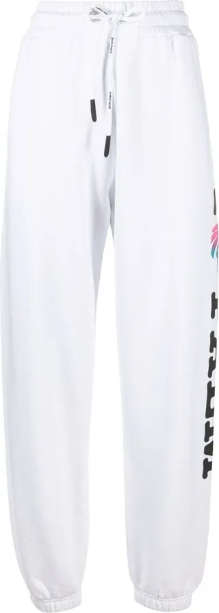 Logo-Print Cotton Track Pants