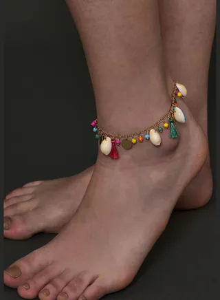 Gold Plated Designer Anklet