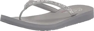 Skechers Women's Meditation-GEO Princess Flip-Flop
