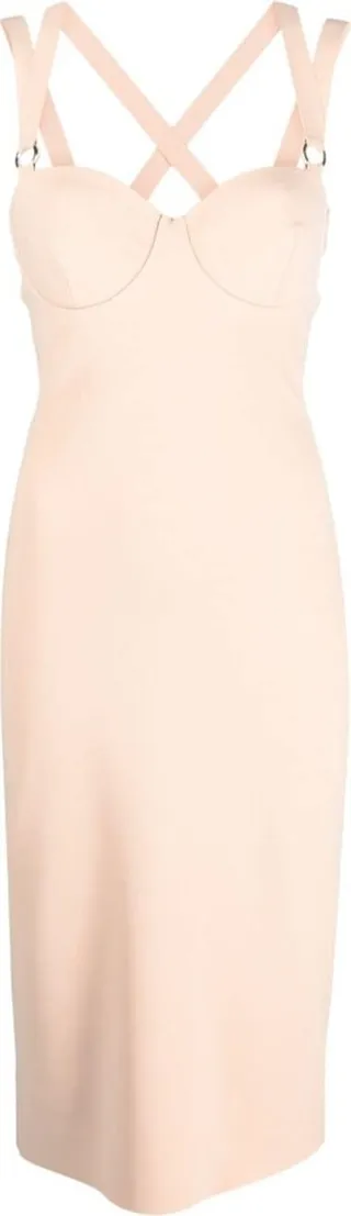 Moulded-Cup Midi Dress