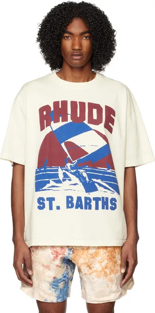 Rhude Off-White Windsurf T-Shirt