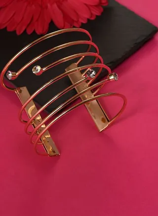Gold Plated Designer Stud