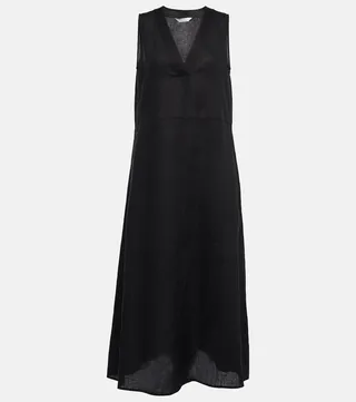 Leisure Sofocle linen midi dress