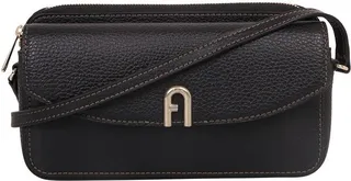 Furla Logo-Plaque Zipped Crossbody Bag