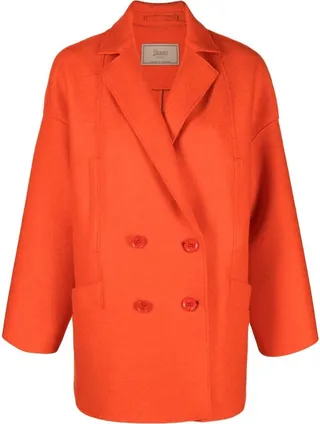Globe wool peacoat