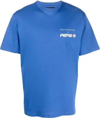 slogan-print short-sleeved T-shirt