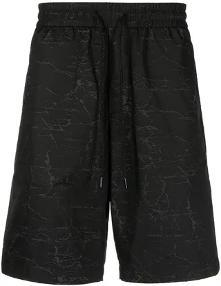 All-Over Logo Print Shorts