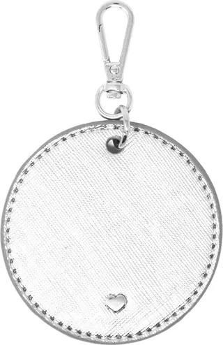 Johnny Loves Rosie - Silver Original Arlo Circle Keyring