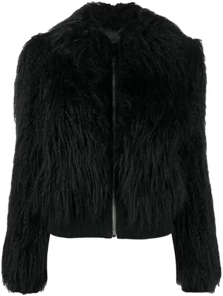 Faux Fur Bomber Jacket