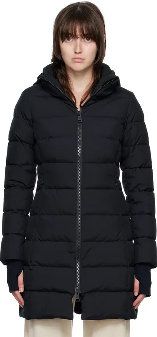 Herno Black Fitted Down Jacket