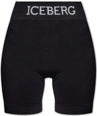 Iceberg Logo Detailed Active Shorts