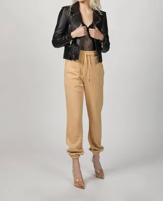 Sweatpants Jogger in Tan