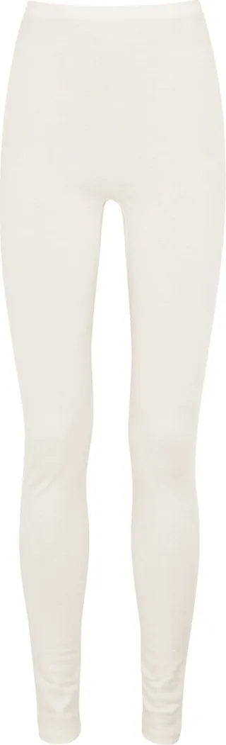 Hanro Cream Wool And Silk-blend Leggings