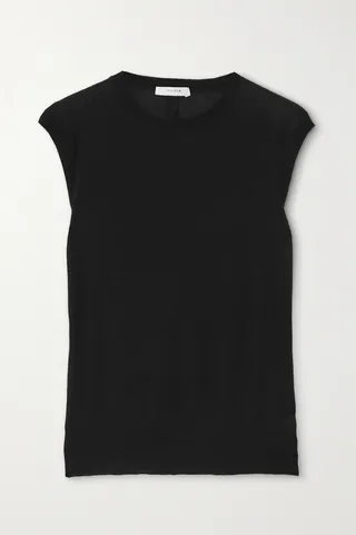 The Row - Balham Cashmere Top - Black