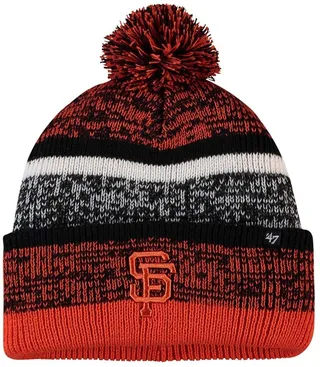 Men's Orange San Francisco Giants Northward Cuffed Knit Hat with Pom