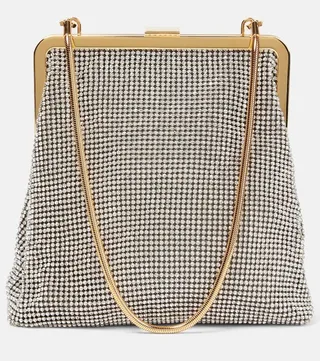 Lillith crystal-embellished tote