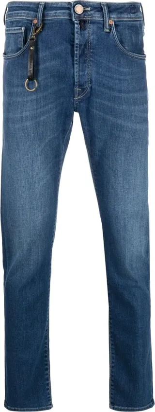 Washed Tapered Jeans