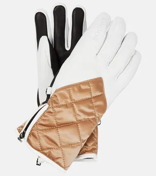 Dana quilted leather gloves