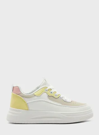 Color Block Platform Sneakers