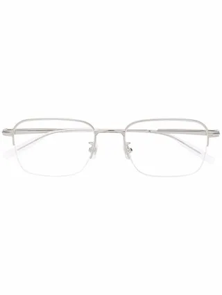 Square-Frame Optical Glasses