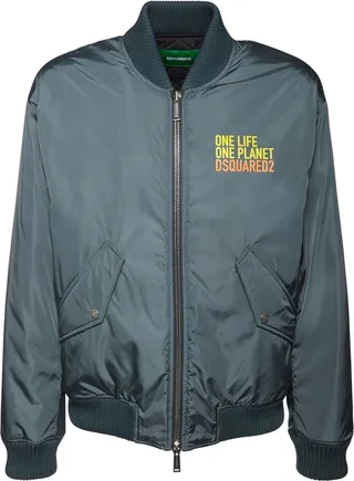 OLOP nylon bomber jacket