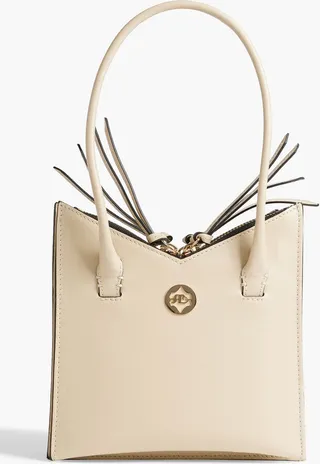 Tati Plissé Toy leather tote