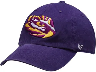 Men's Purple Lsu Tigers Team Clean Up Adjustable Hat