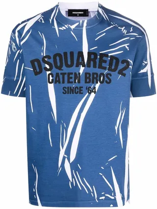 logo-print cotton T-shirt