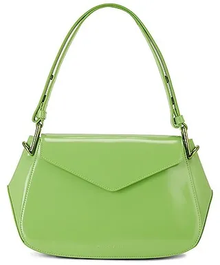 Bottega Veneta V Ring Crossbody Bag in Green