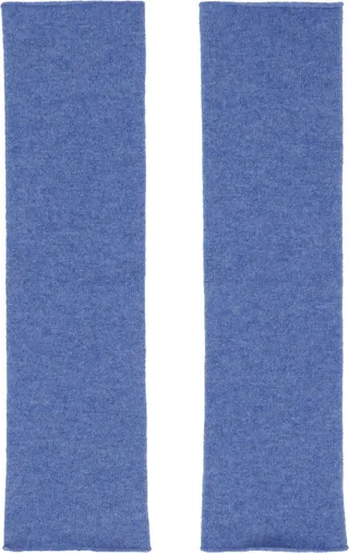 LISA YANG SSENSE Exclusive Blue Aspen Arm Warmers