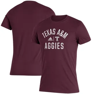 Men's adidas Maroon Texas A & M Aggies Sideline Locker Heritage T-shirt