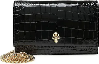 Alexander McQueen Skull Embossed Crossbody Bag