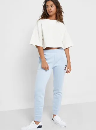 High Waist Logo Pants