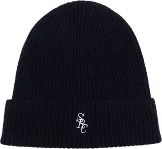 Cashmere Ribbed Knit Hat