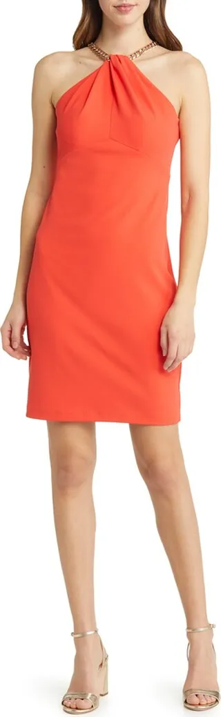 Halter Neck Cocktail Dress