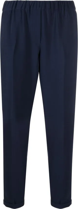 Slim-Fit Cropped Trousers