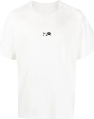 logo-patch detail T-shirt