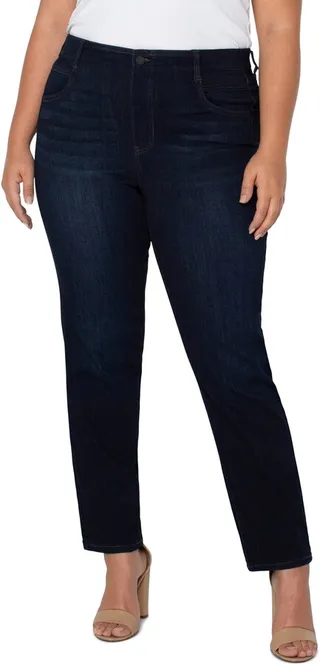 Liverpool Gia Glider Pull-On Ankle Slim Jeans