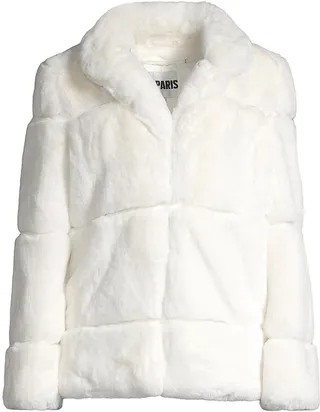 Skylar Paneled Faux Fur Jacket