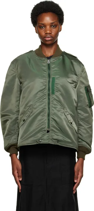 Rocky Mountain Featherbed Khaki L-2CA Bomber Jacket